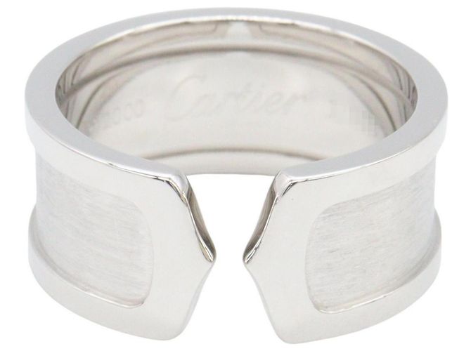 Cartier C2 Ring aus 18K Weißgold Silber - Ansicht 2