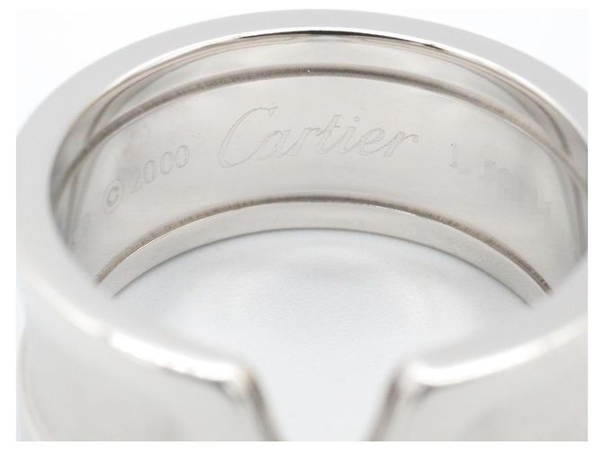 Cartier C2 Ring aus 18K Weißgold Silber - Ansicht 4