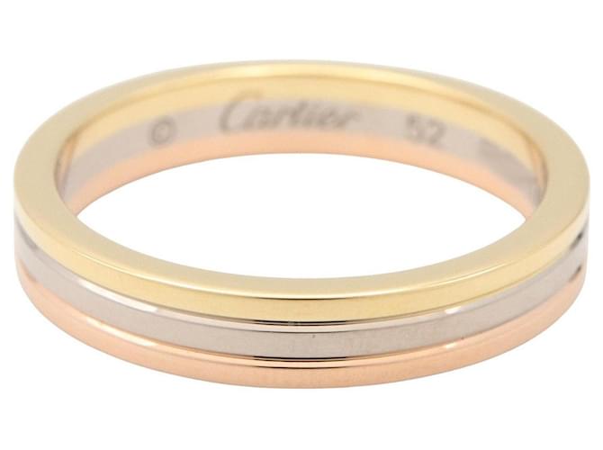 Cartier Vendome Ringband Silber Golden - Ansicht 2