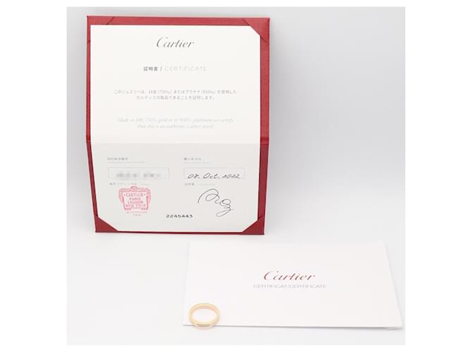 Cartier Vendome Ringband Silber Golden - Ansicht 9