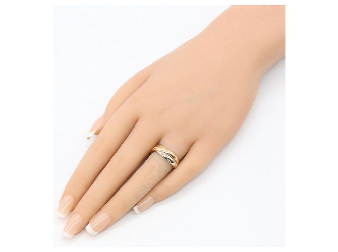 Anello Cartier Trinity Oro Bianco Oro Giallo e Oro Rosa Argento D'oro - vista 6