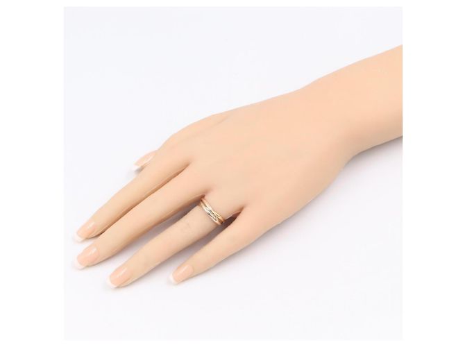 Cartier Trinity Ring - 18K Goldband Silber Golden - Ansicht 6