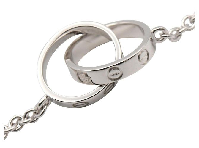 Bracciale Cartier Baby Love in oro bianco 18K Argento - vista 4