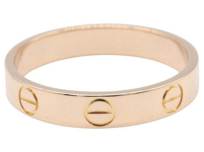Anello Mini Love Cartier in oro rosa 18K D'oro - vista 2