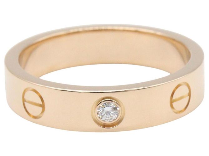 Anello Cartier Mini Love in oro rosa 18K D'oro - vista 2