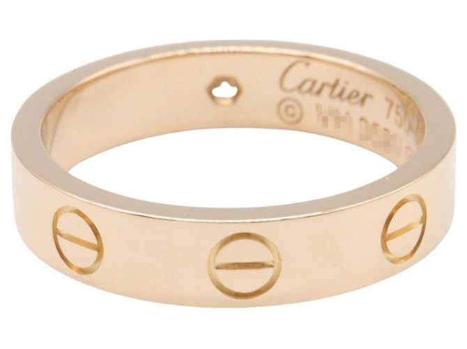 Anello Cartier Mini Love in oro rosa 18K D'oro - vista 3