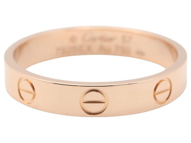 Anello Mini Love Cartier in oro rosa 18K D'oro - vista 3