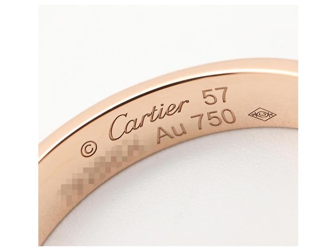 Anello Mini Love Cartier in oro rosa 18K D'oro - vista 4