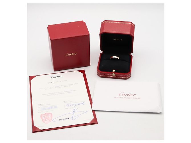 Anello Mini Love Cartier in oro rosa 18K D'oro - vista 8