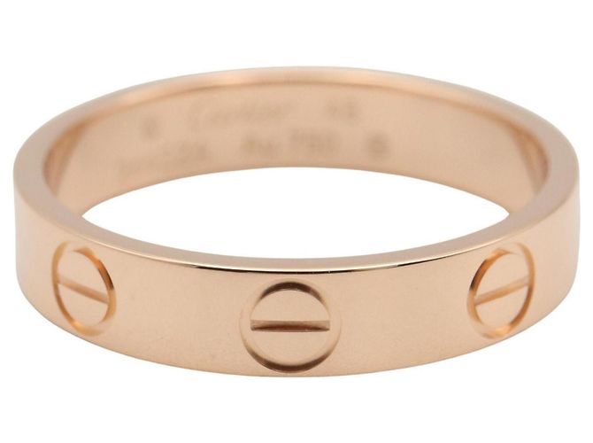 Anello Mini Love Cartier in oro rosa 18K D'oro - vista 3