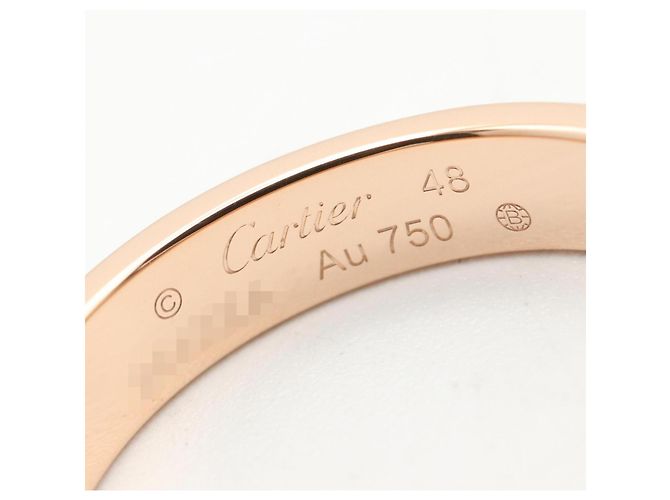 Anello Mini Love Cartier in oro rosa 18K D'oro - vista 4