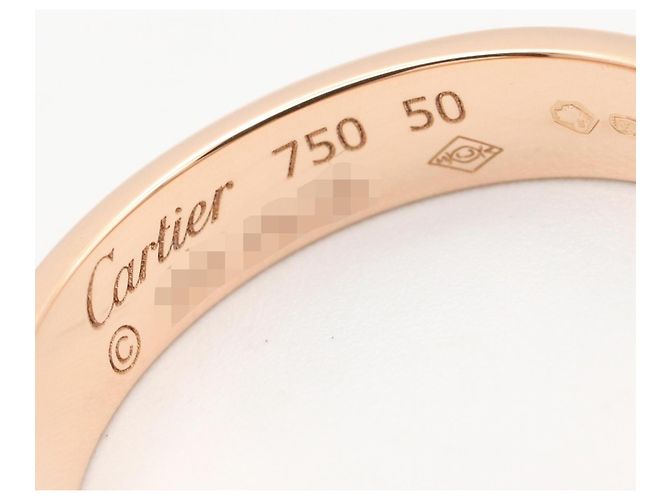 Anello Mini Love Cartier in oro rosa 18K D'oro - vista 4