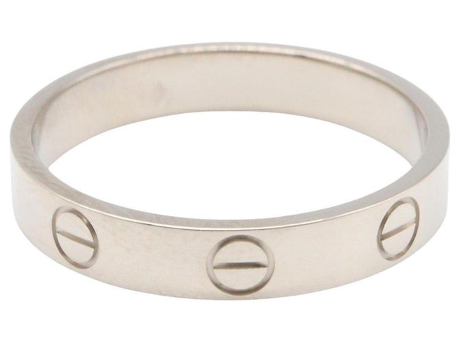 Cartier Mini Love Ring in 18K Weißgold Silber - Ansicht 2