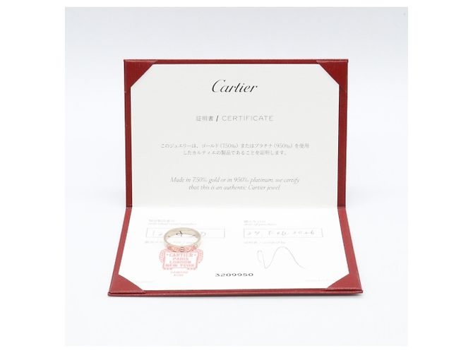 Cartier Mini Love Ring in 18K Weißgold Silber - Ansicht 6