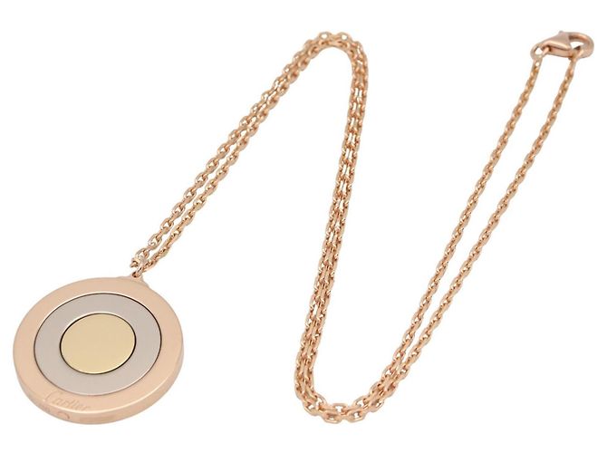 Collana Cartier Trinity Round Argento D'oro - vista 2