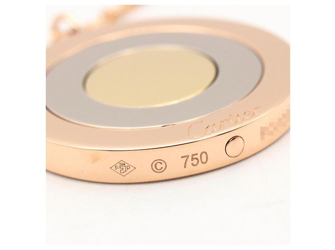 Collana Cartier Trinity Round Argento D'oro - vista 3