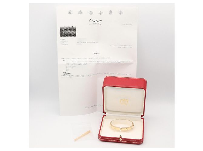 Bracciale Cartier Love Charm D'oro - vista 6