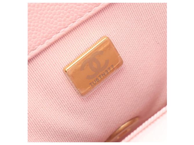 Borsa a tracolla Chanel Matelassé in rosa - vista 5