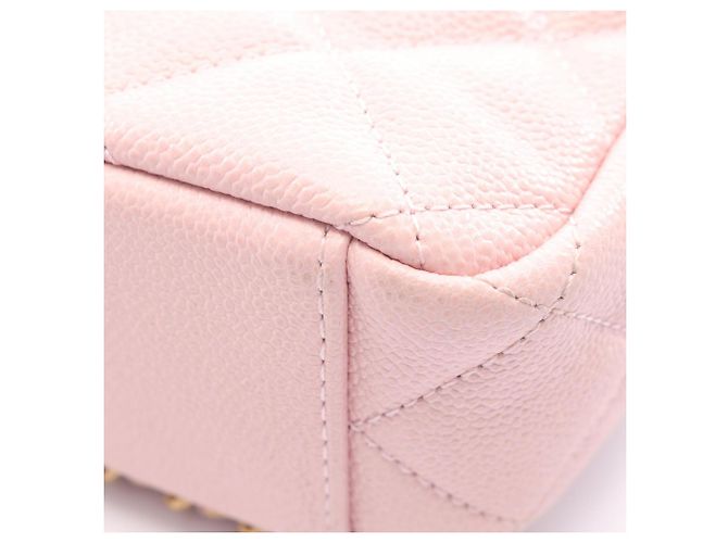 Borsa a tracolla Chanel Matelassé in rosa - vista 7