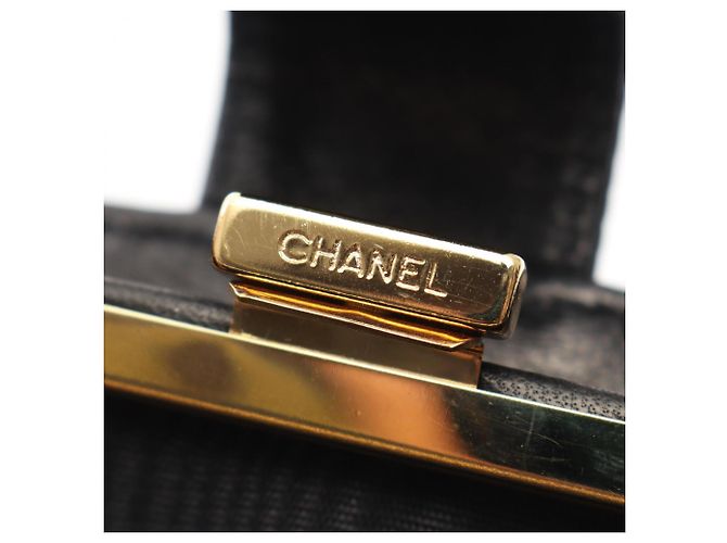 Chanel Coco Mark Bi-fold Long Wallet Schwarz - Ansicht 11