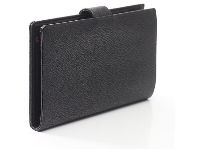Chanel Coco Mark Bi-fold Long Wallet Schwarz - Ansicht 2