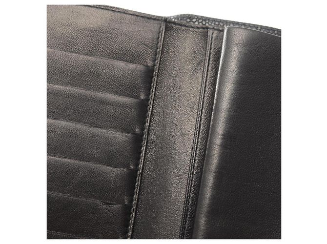 Chanel Coco Mark Bi-fold Long Wallet Schwarz - Ansicht 7