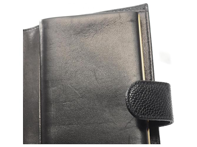 Chanel Coco Mark Bi-fold Long Wallet Schwarz - Ansicht 8