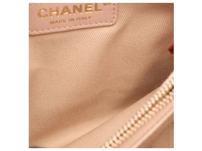 Borsa a tracolla Chanel Chevron V-stitch in pelle rossa Rosso - vista 12
