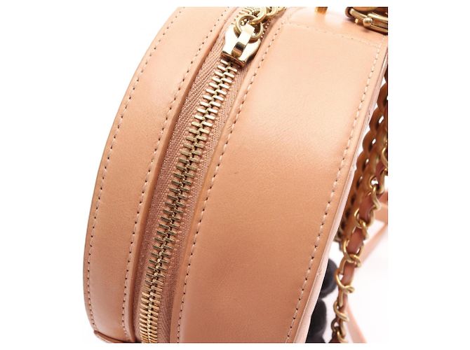 Chanel Coco Mark Round 2-Way Handtasche Pink - Ansicht 10