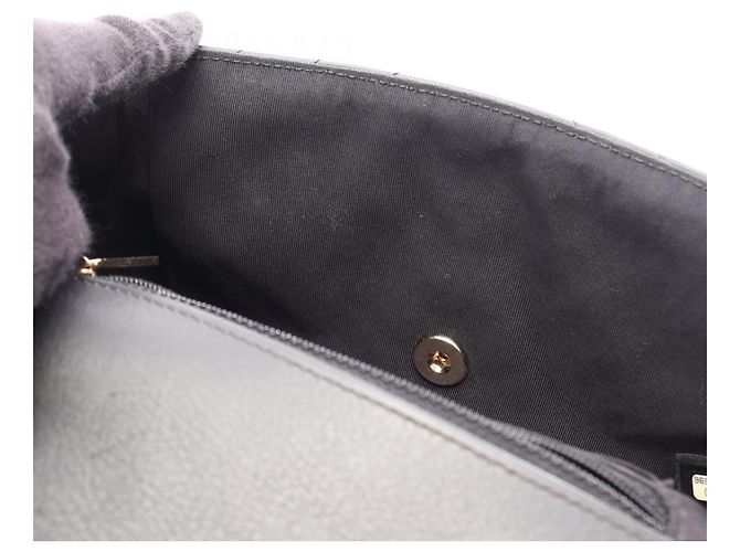 Timeless Borsa a tracolla Chanel Chevron V-stitch Nero - vista 6