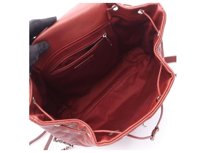 Zaino/Borsa Chanel Matelassé Bordò - vista 3