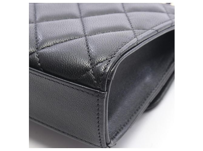 Timeless Chanel Mini Matelassé Chain Clutch Preto - vista 6