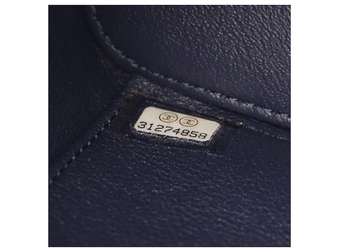 Borsa Vanity Chanel Matelassé Blu navy - vista 5