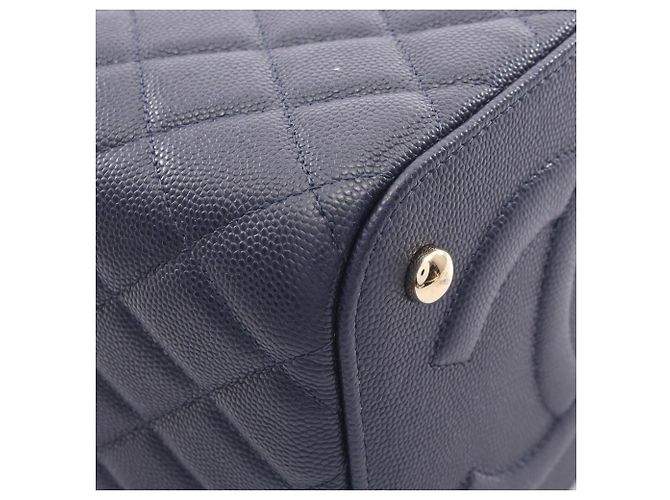 Borsa Vanity Chanel Matelassé Blu navy - vista 7
