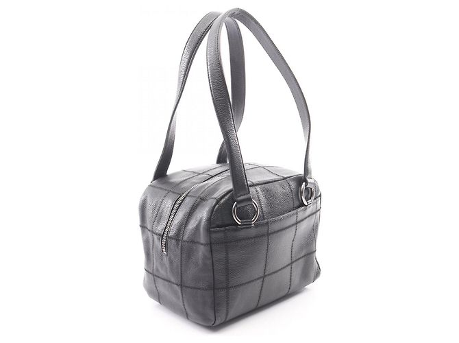 Borsa Tote Chanel Chocolate Bar Nero - vista 2