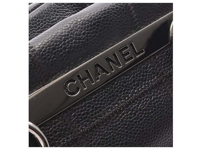 Borsa Tote Chanel Chocolate Bar Nero - vista 8