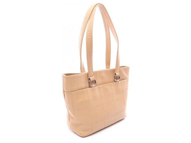 Chanel Chocolate Bar Tote Bag Beige - Ansicht 2