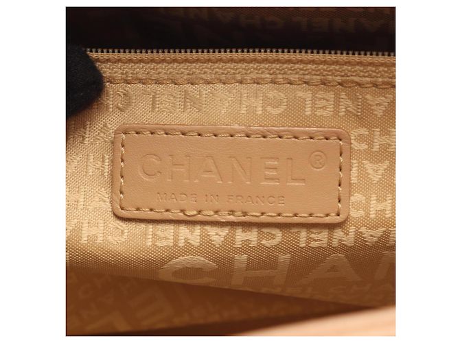 Chanel Chocolate Bar Tote Bag Beige - Ansicht 4
