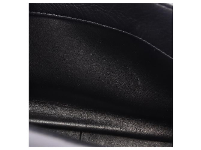 Borsa a tracolla Chanel Matelassé Small in pelle nera Nero - vista 10