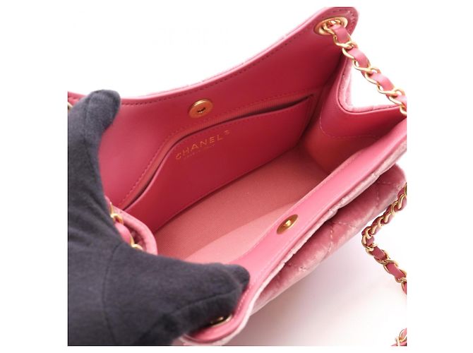 Borsa Hobo Small Matelassé Chanel Rosa - vista 3