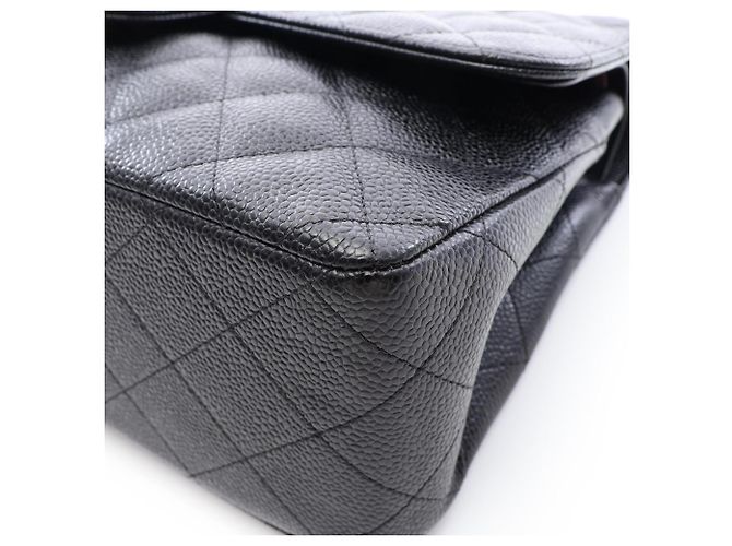Timeless Borsa a tracolla Chanel Large Matelassé Classic Double Flap Nero - vista 6