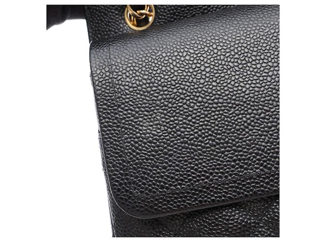Timeless Borsa a tracolla Chanel Large Matelassé Classic Double Flap Nero - vista 9