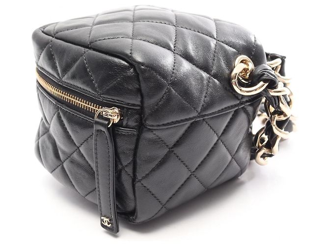 Borsa Chanel Matelassé con catena Second Bag Nero - vista 2