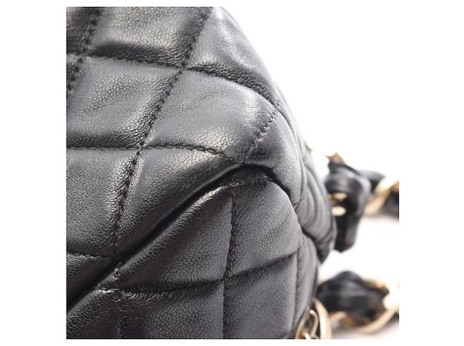 Borsa Chanel Matelassé con catena Second Bag Nero - vista 7