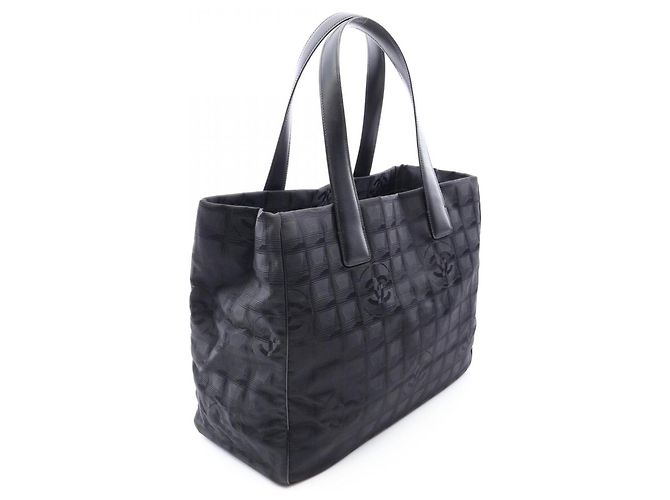 Borsa Tote Chanel New Travel Line MM Nero - vista 2
