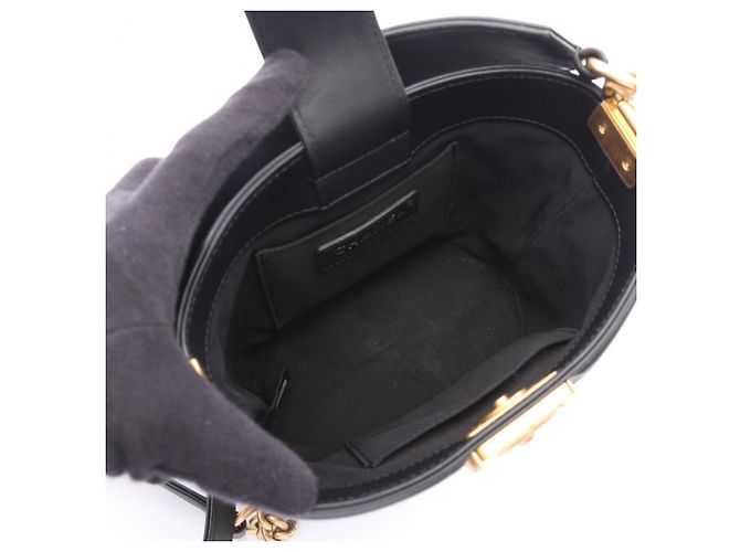 Le Boy Bolsa de Ombro 2-Way Chanel Boy Preto - vista 3