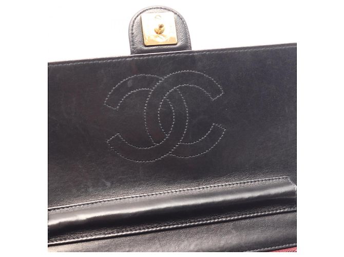 Borsa a tracolla Chanel Matelassé Single Flap Nero - vista 6