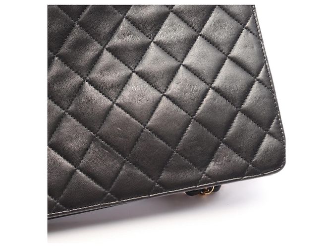 Borsa a tracolla Chanel Matelassé Single Flap Nero - vista 8
