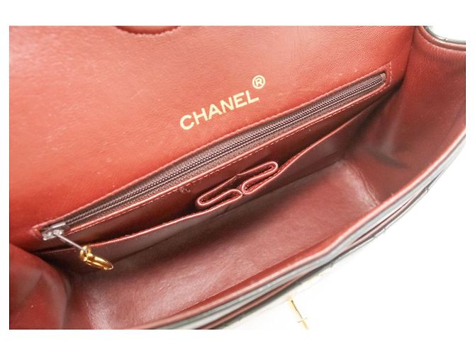 Chanel Timeless - Classic Double Flap Quilted Lambskin Medium Nero - vista 4