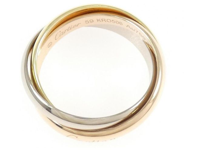 Anello Cartier Trinity in oro 18K - vista 2